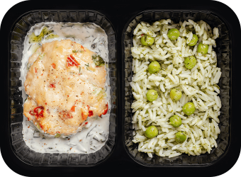 Овощная котлета с курицей
