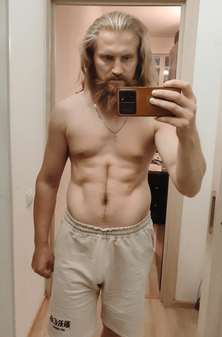 Валерий, 88 кг, через 35 дней с Grow Food